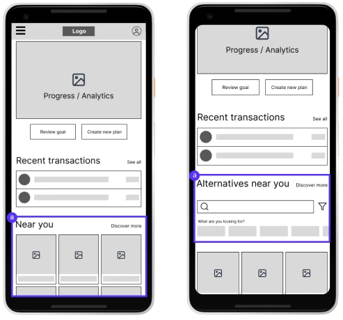 Usability study changes