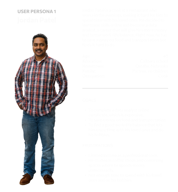 Jordan's User Persona